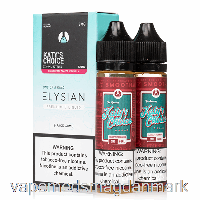 Engangs Vape Danmark Katy's Choice - Elysian Labs E-væske - 120ml 0mg